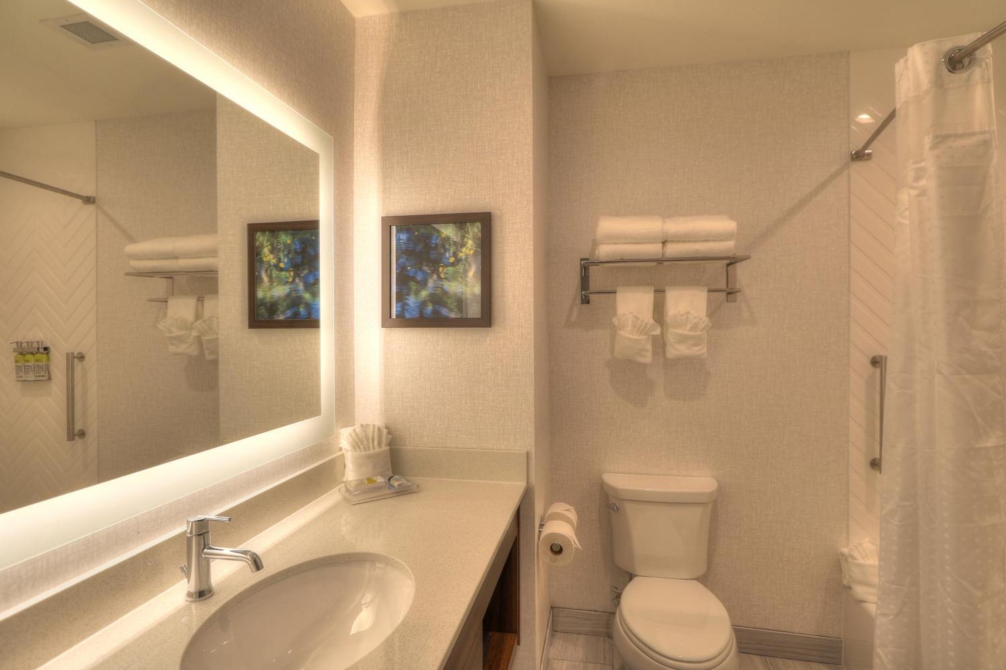Queen Room with Two Double Beds - Communications and Mobility Accessible Shower