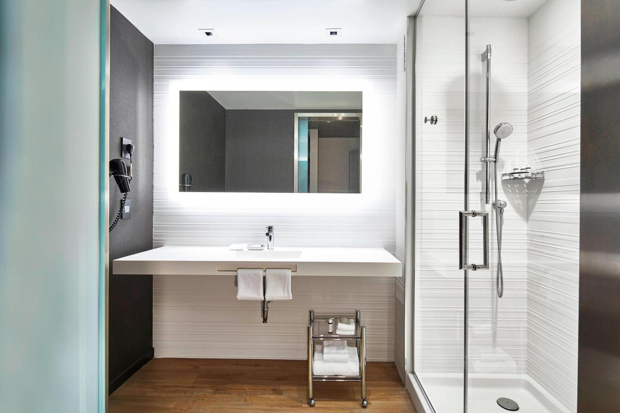 King Room with Transfer Shower and Roll-In Shower - Mobility Access/Hearing Accessible