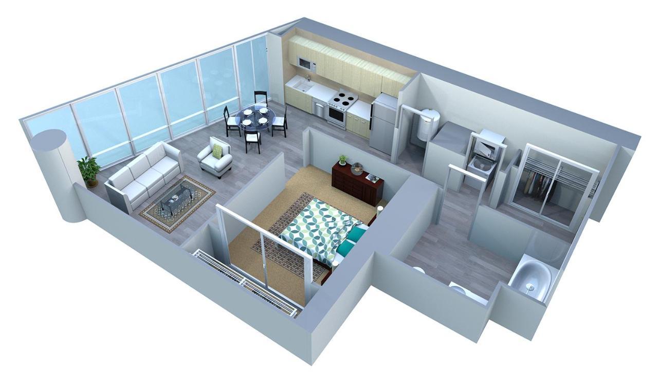 1 Bed | 1 Bath Suite
