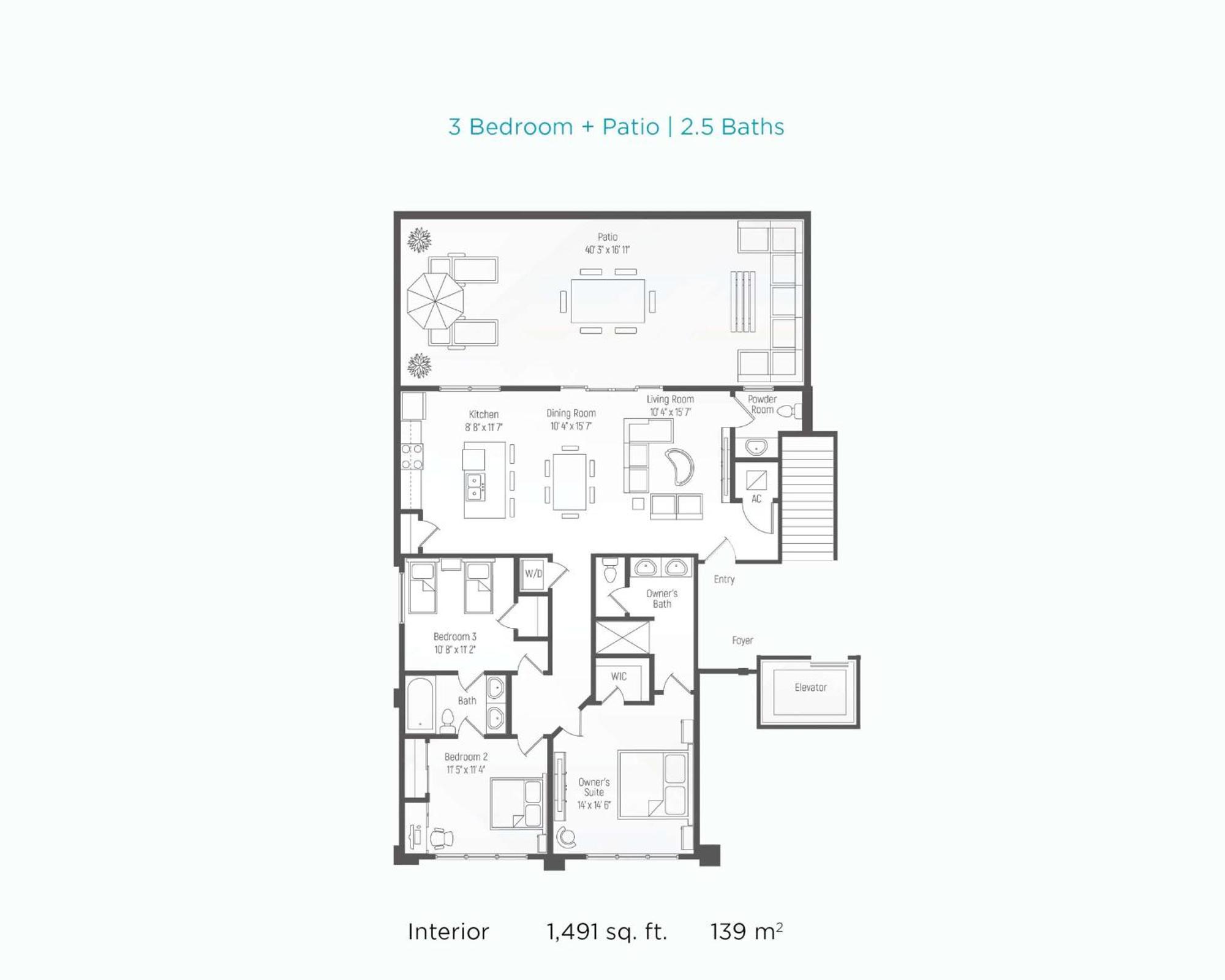 Three-Bedroom Holiday Home