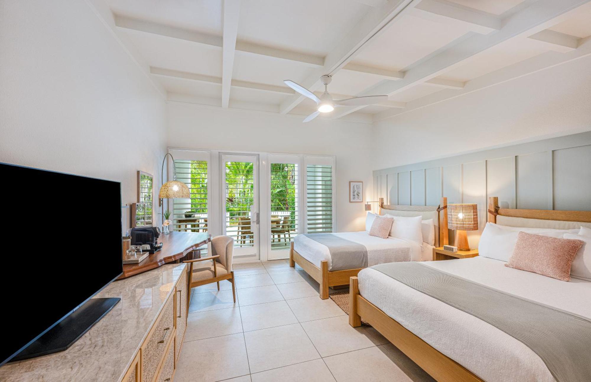 Brand New Cabana Poolside Room Two Queen Beds
