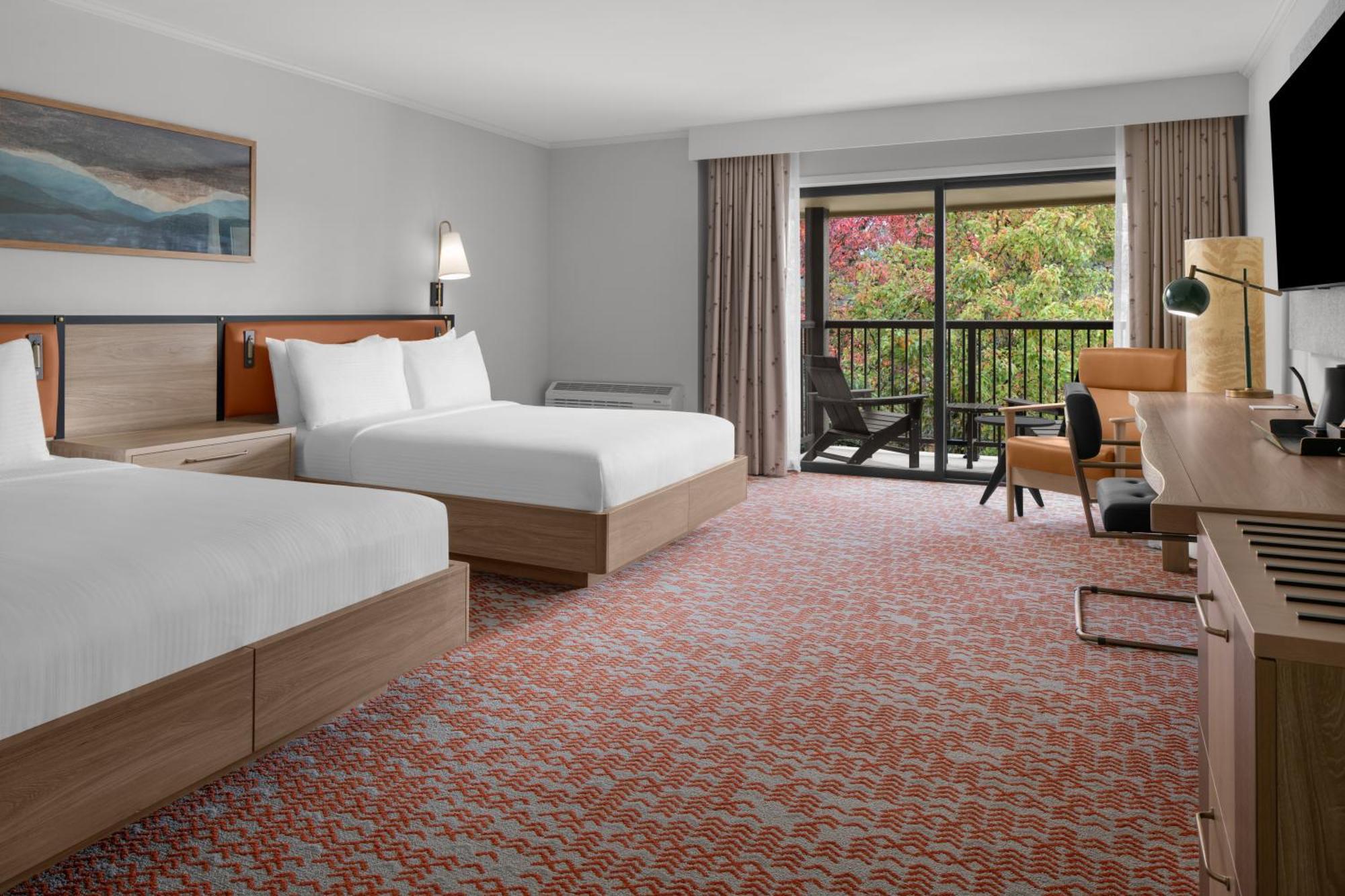 Queen Room with Two Queen Beds with River View