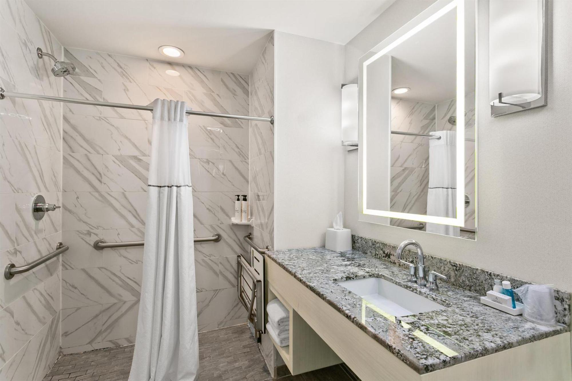 King Room with Roll-In Shower - Disability Access
