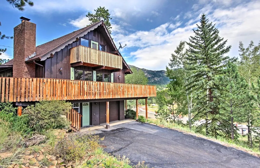 'Peaceful Pines' Estes Park Home: Longs Peak View-1