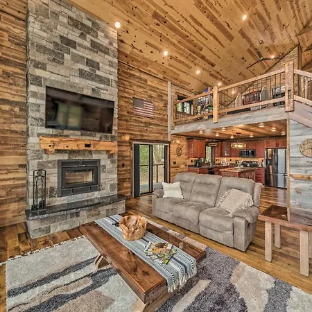 Galena Cabin W/ Wraparound Porch & Game Room!-2