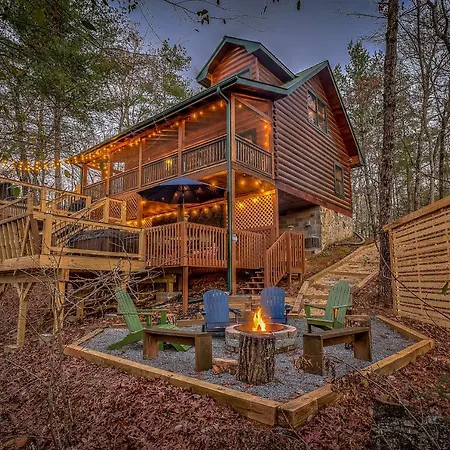 Golden Eagle Ga Cabin - Hot Tub, Firepit & Fast Wifi-3